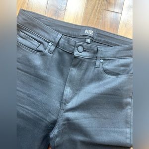 Paige Hoxton coated denim- looks like leather jeans